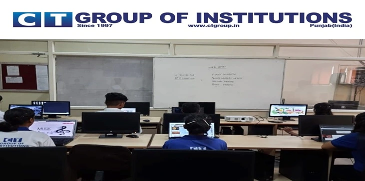 CT Institute of Technology and Research organized “WEB SPIN” a web designing competition on 07th October 2022.