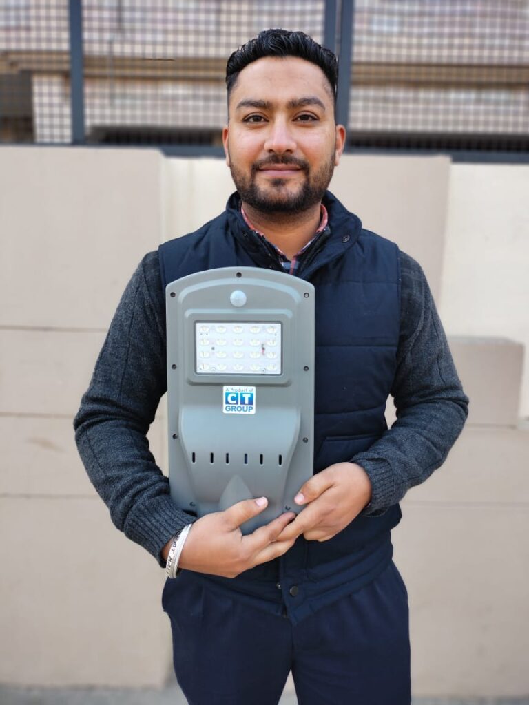 Research team of CT Group Maqsudan develops PIR based solar light system